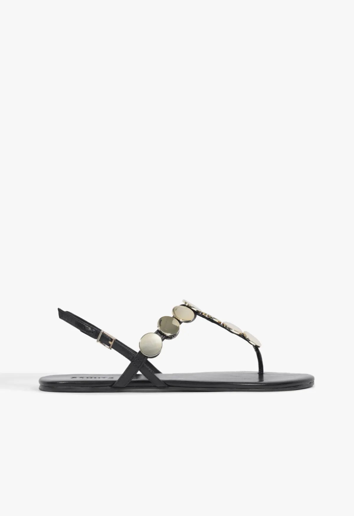 Discount Schutz Acacia T Leather Sandal Black