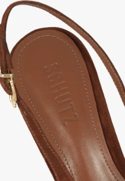 Outlet Schutz Alicia Sling Suede Pump Brown