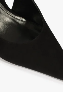 Clearance Schutz Alicia Sling Suede Pump Black