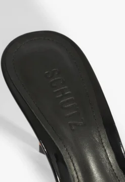 Clearance Schutz Allure Patent Sandal Black