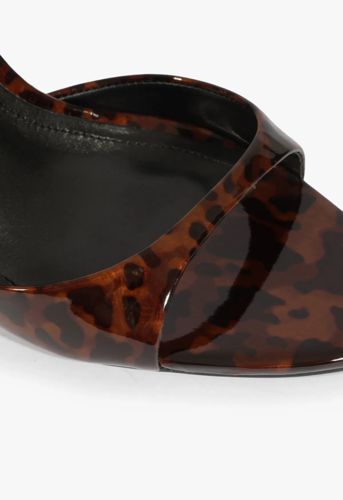 New Schutz Allure Patent Sandal Natural
