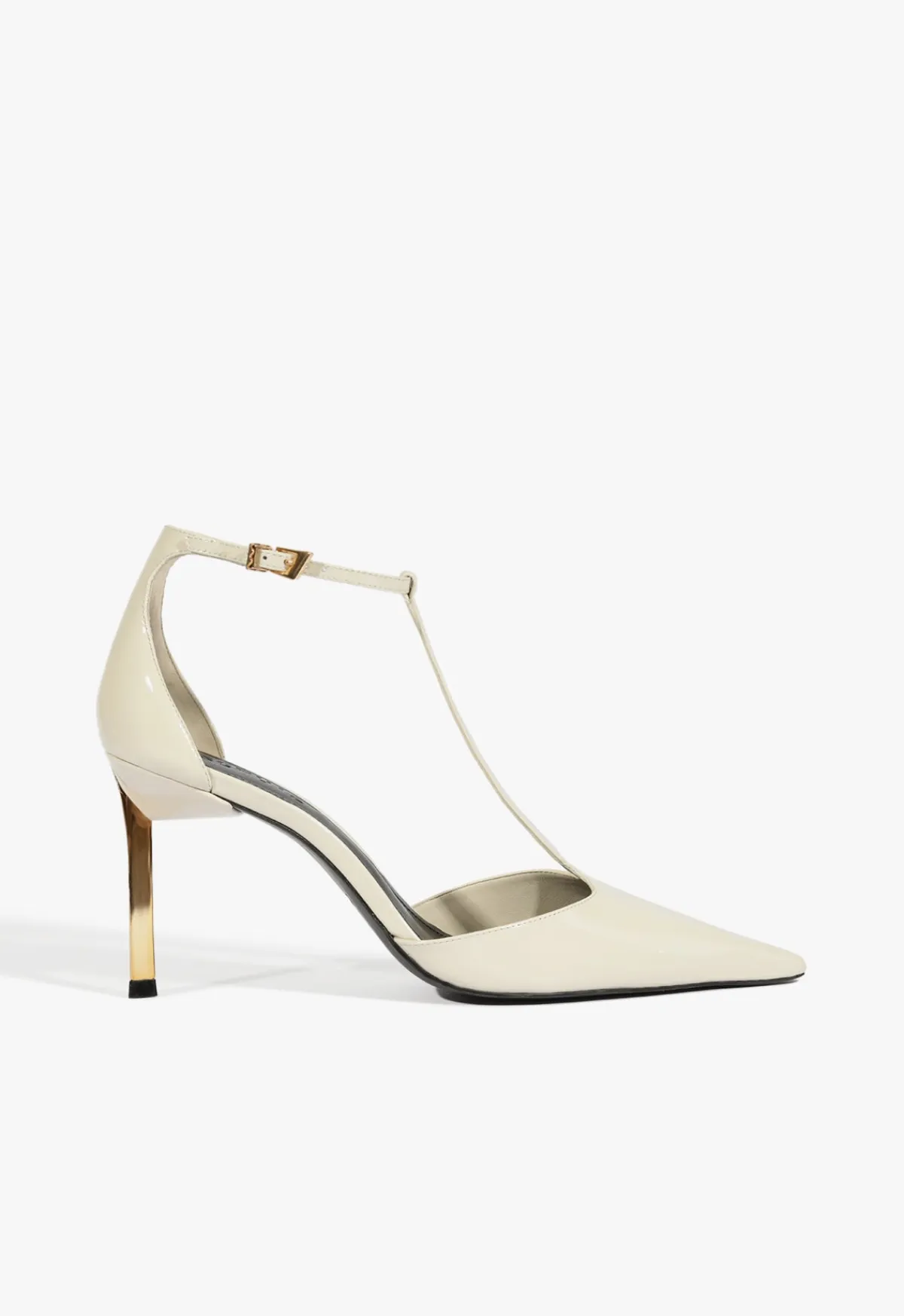 Fashion Schutz Allure T Patent Pump White
