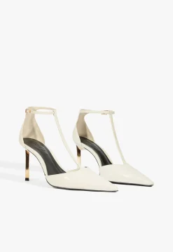 Fashion Schutz Allure T Patent Pump White