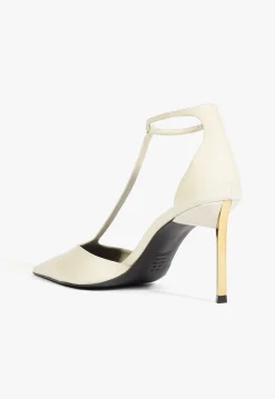 Fashion Schutz Allure T Patent Pump White