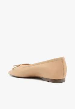 Best Schutz Arissa Beige Leather Ballet Flat Honey Beige