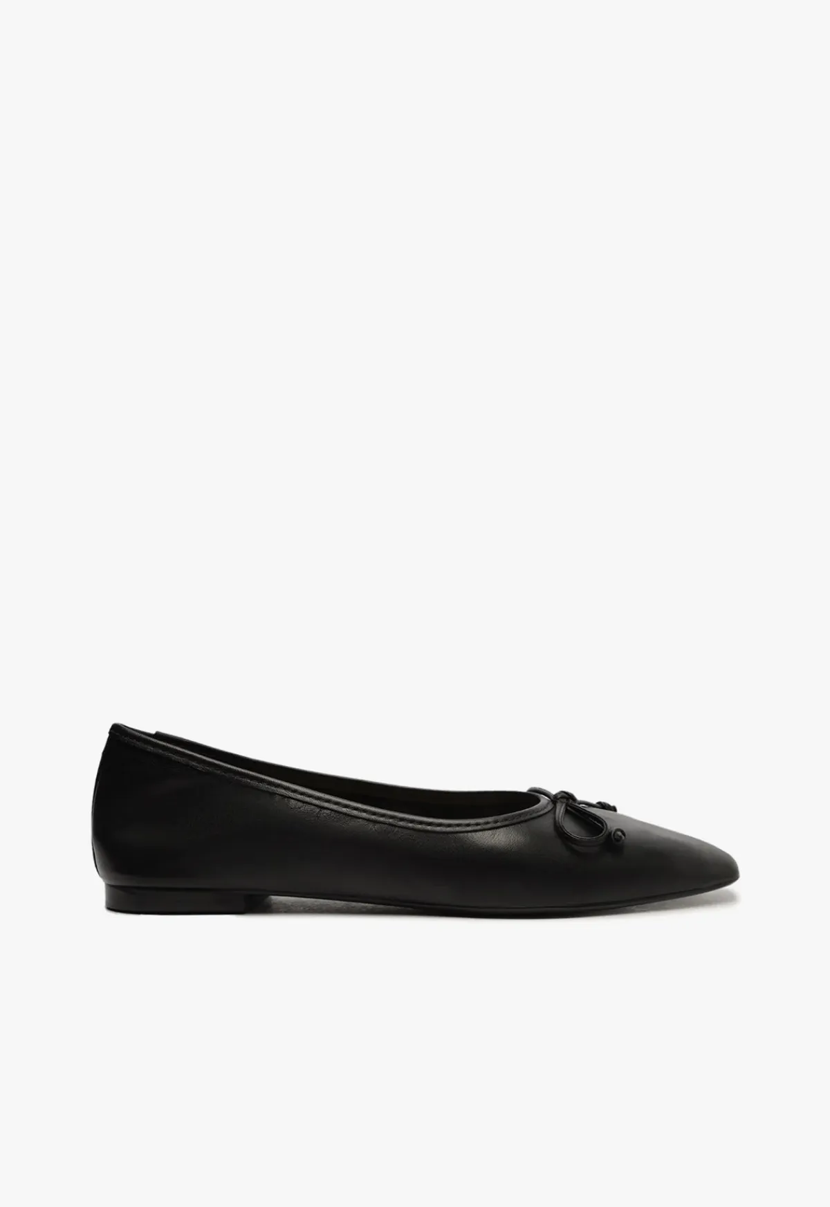 Outlet Schutz Arissa Leather Ballet Flat Black