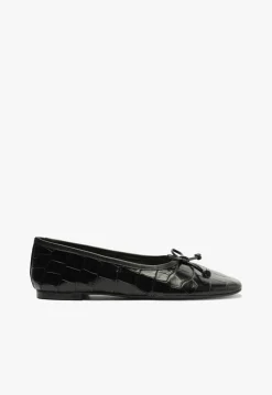 Fashion Schutz Arissa Leather Ballet Flat Black