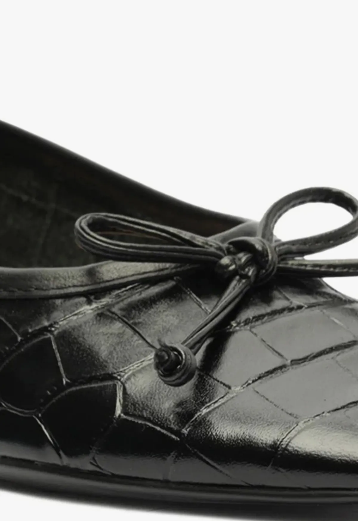 Fashion Schutz Arissa Leather Ballet Flat Black