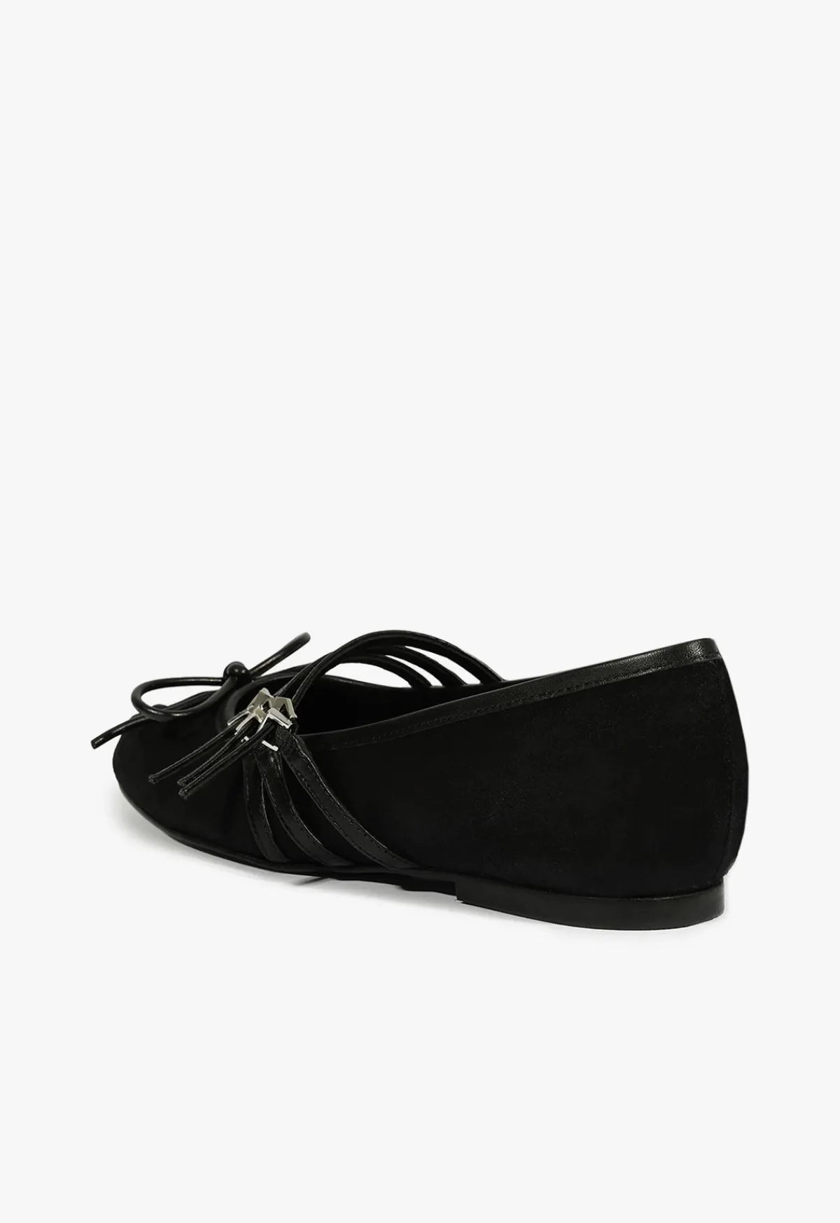 New Schutz Arissa Suede Ballet Flat Black