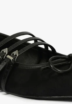 New Schutz Arissa Suede Ballet Flat Black