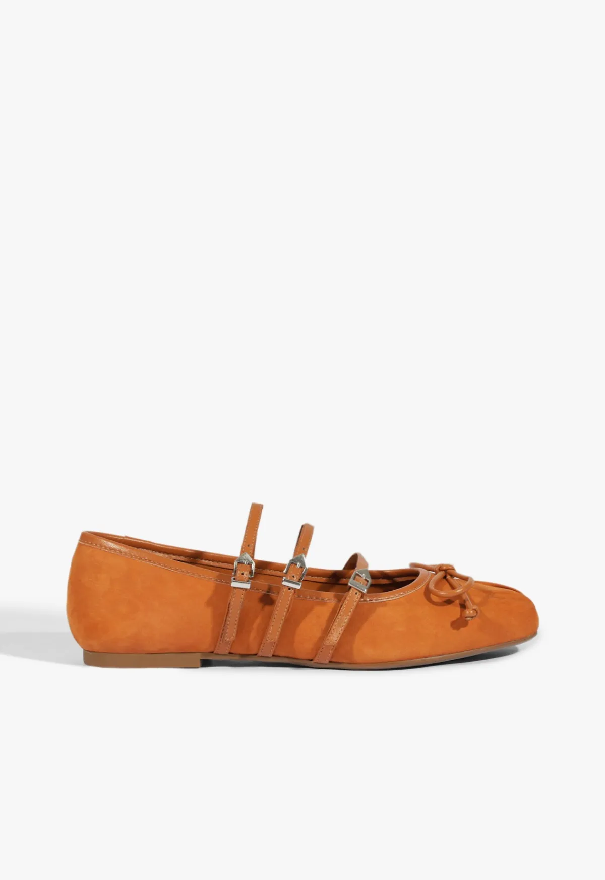 Hot Schutz Arissa Suede Ballet Flat Brown