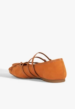Hot Schutz Arissa Suede Ballet Flat Brown