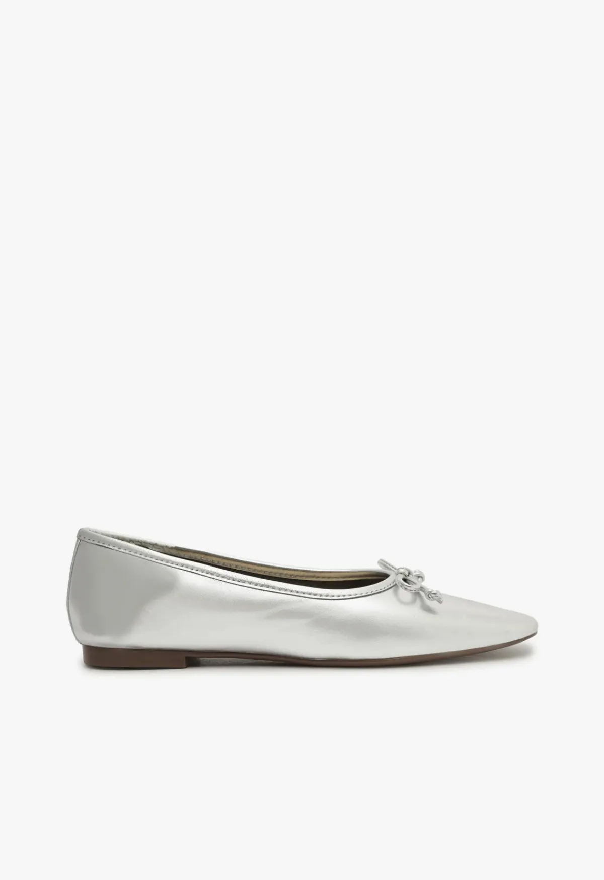 Hot Schutz Arissa Leather Ballet Flat Silver