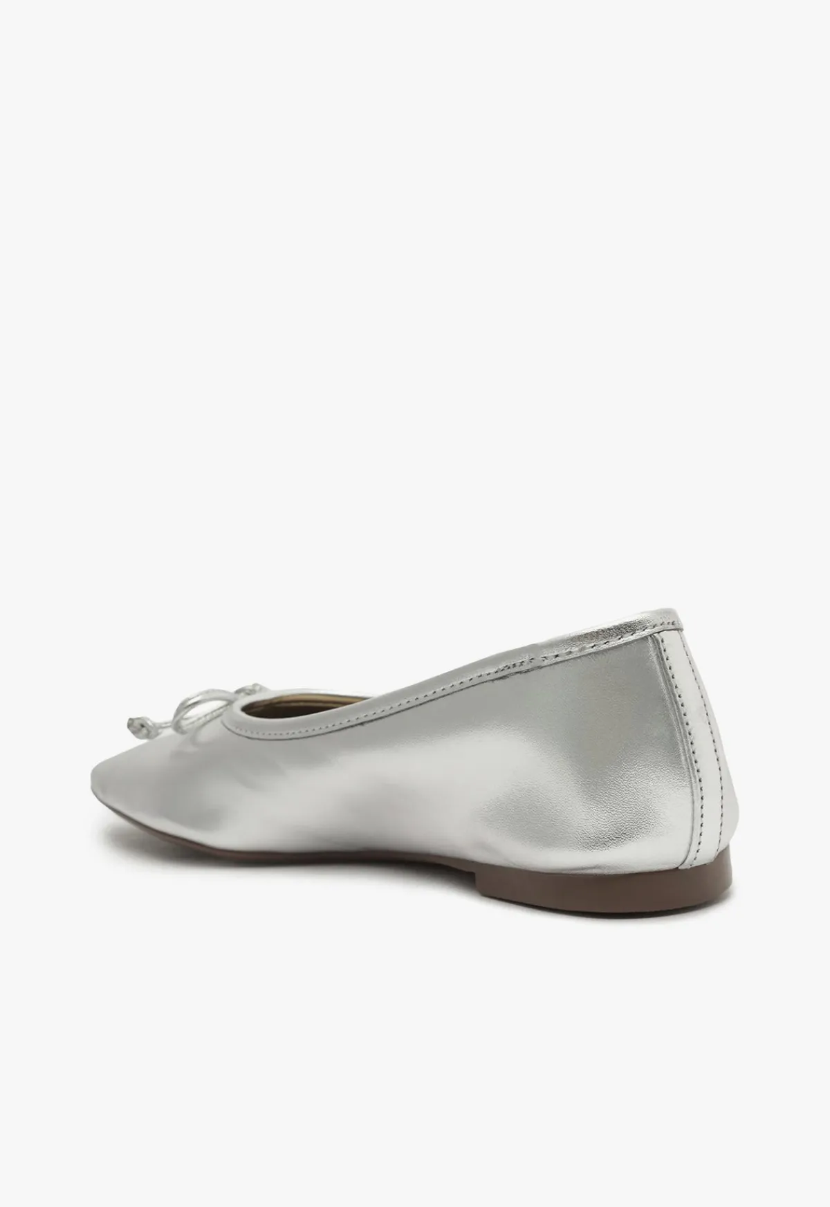Hot Schutz Arissa Leather Ballet Flat Silver