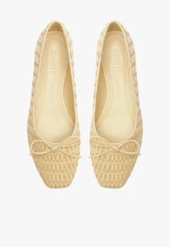 Outlet Schutz Arissa Straw Ballet Flat Beige
