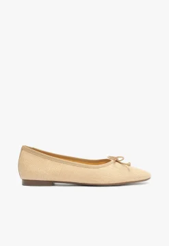Clearance Schutz Arissa Straw Flat Beige