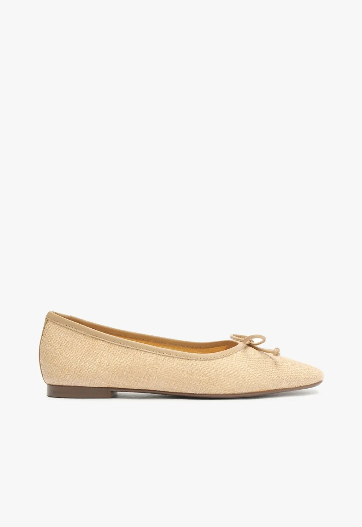 Clearance Schutz Arissa Straw Flat Beige