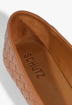 Best Schutz Arissa Woven Ballet Flat Brown