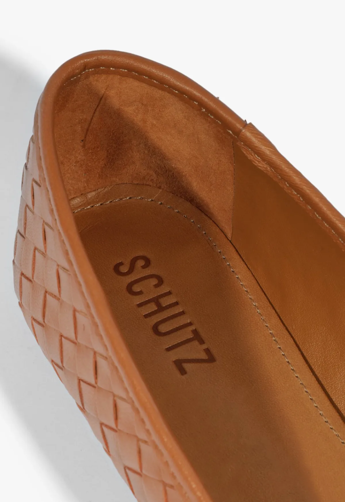 Best Schutz Arissa Woven Ballet Flat Brown