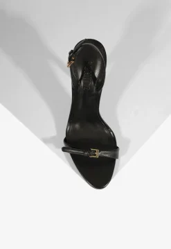 Outlet Schutz Aurora Sling Leather Sandal Black