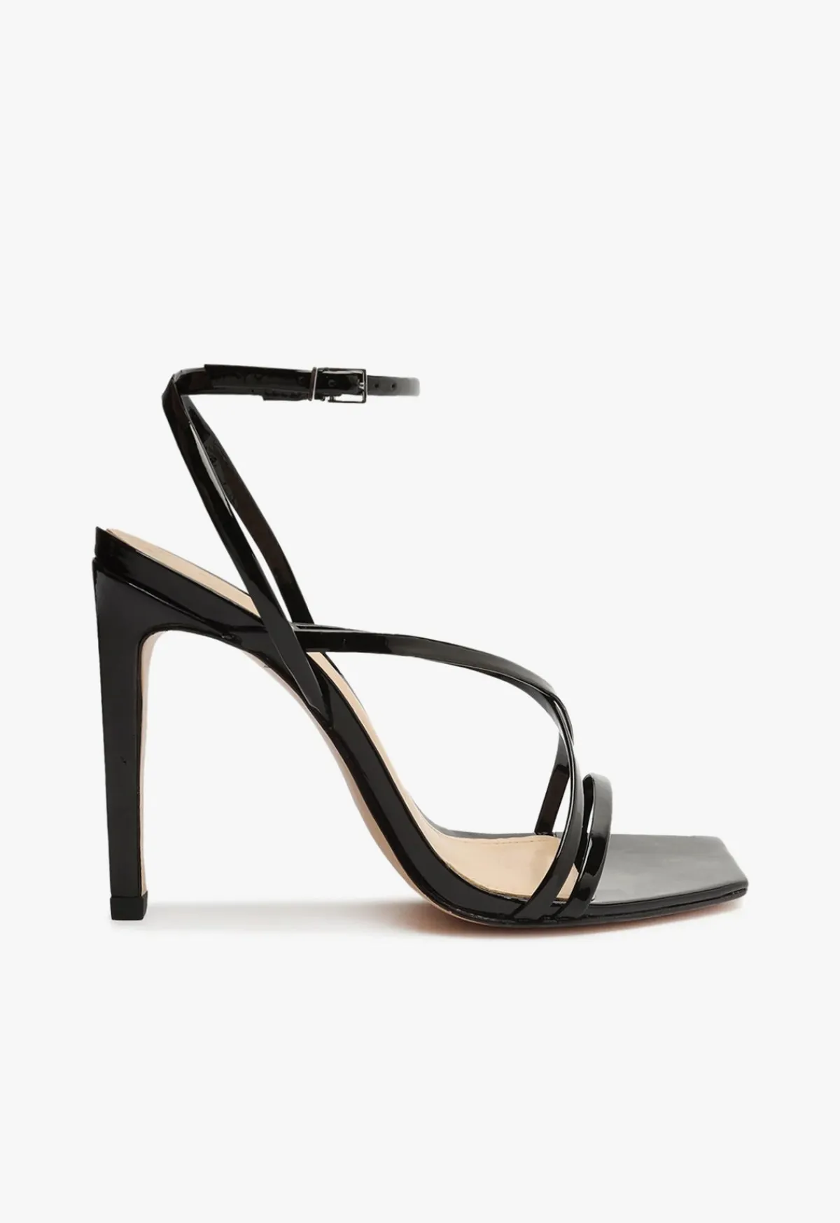 Fashion Schutz Bari Leather Sandal Black