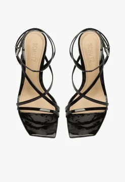 Fashion Schutz Bari Leather Sandal Black