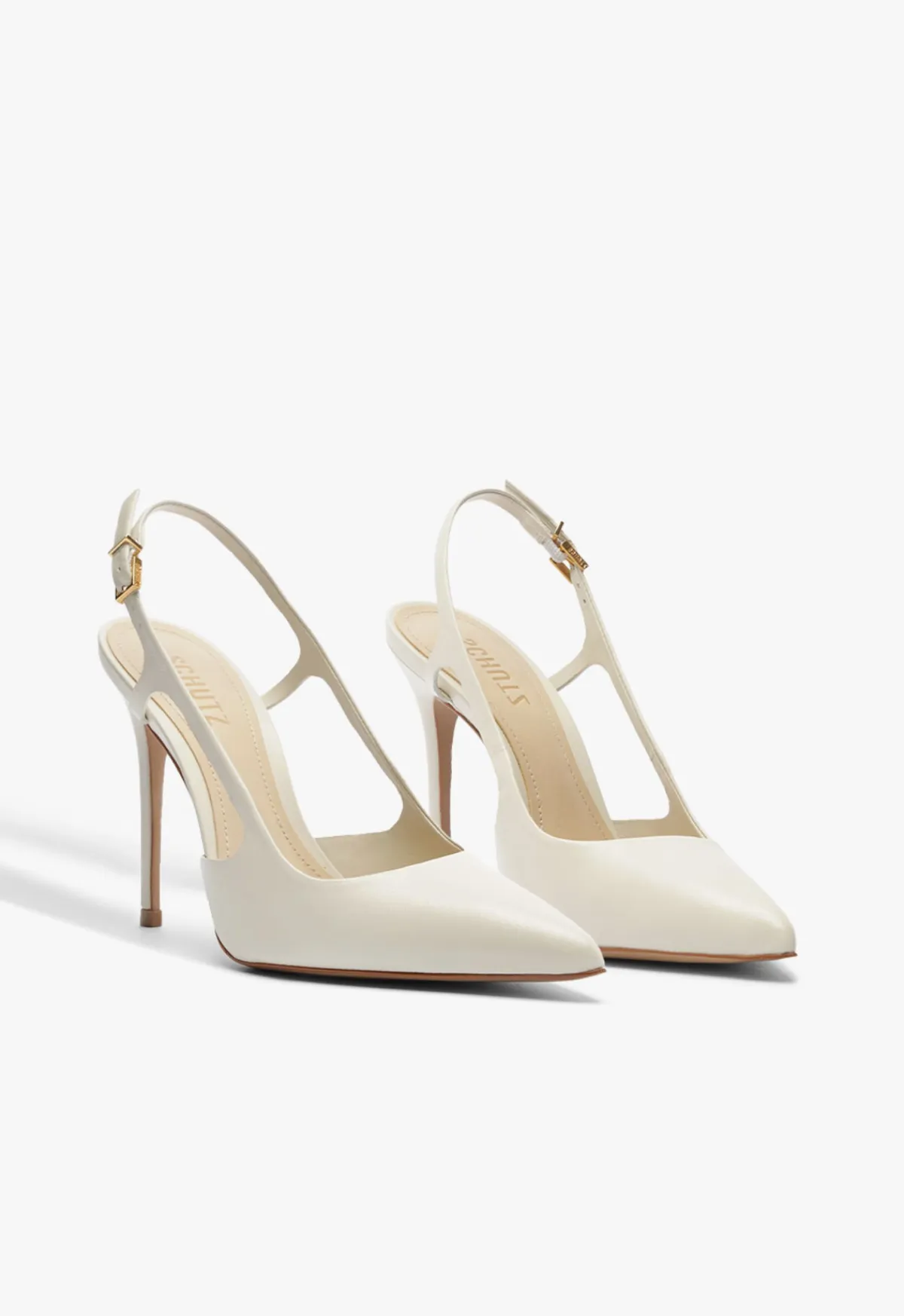 Fashion Schutz Boris High Stiletto Pump Pearl