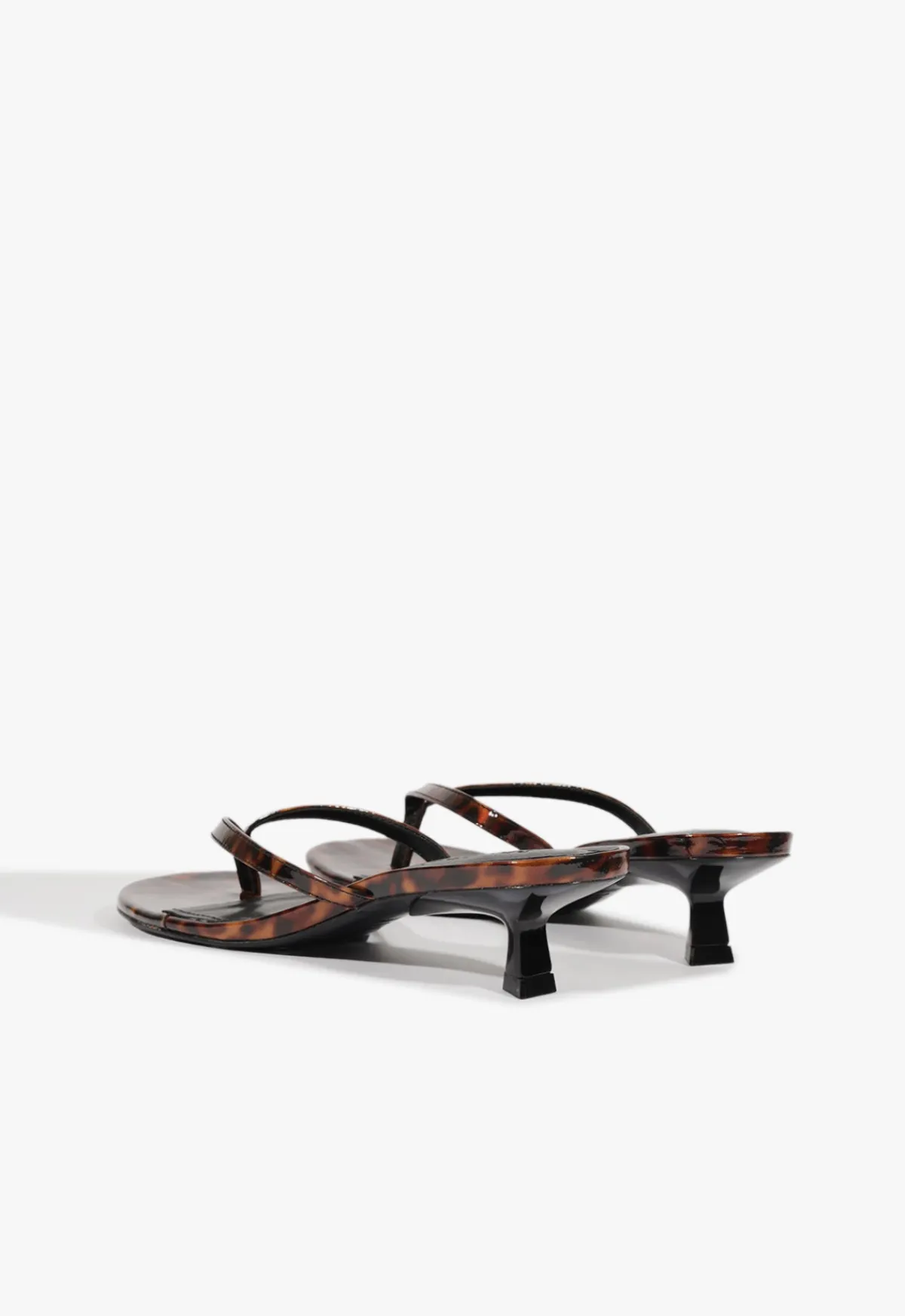 Clearance Schutz Carolyn Patent Sandal Brown