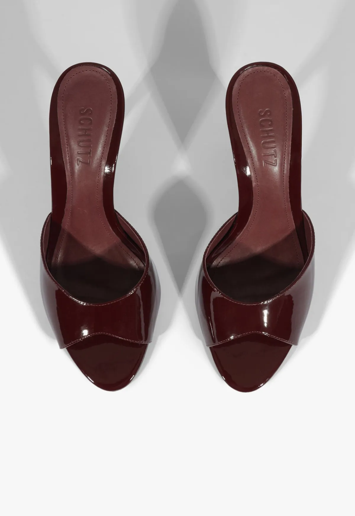 New Schutz Cloe Patent Sandal Vino