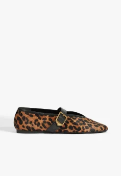 Best Schutz Courtney Buckle Hair Calf Flat Animal