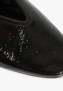 Fashion Schutz Courtney Buckle Patent Flat Black