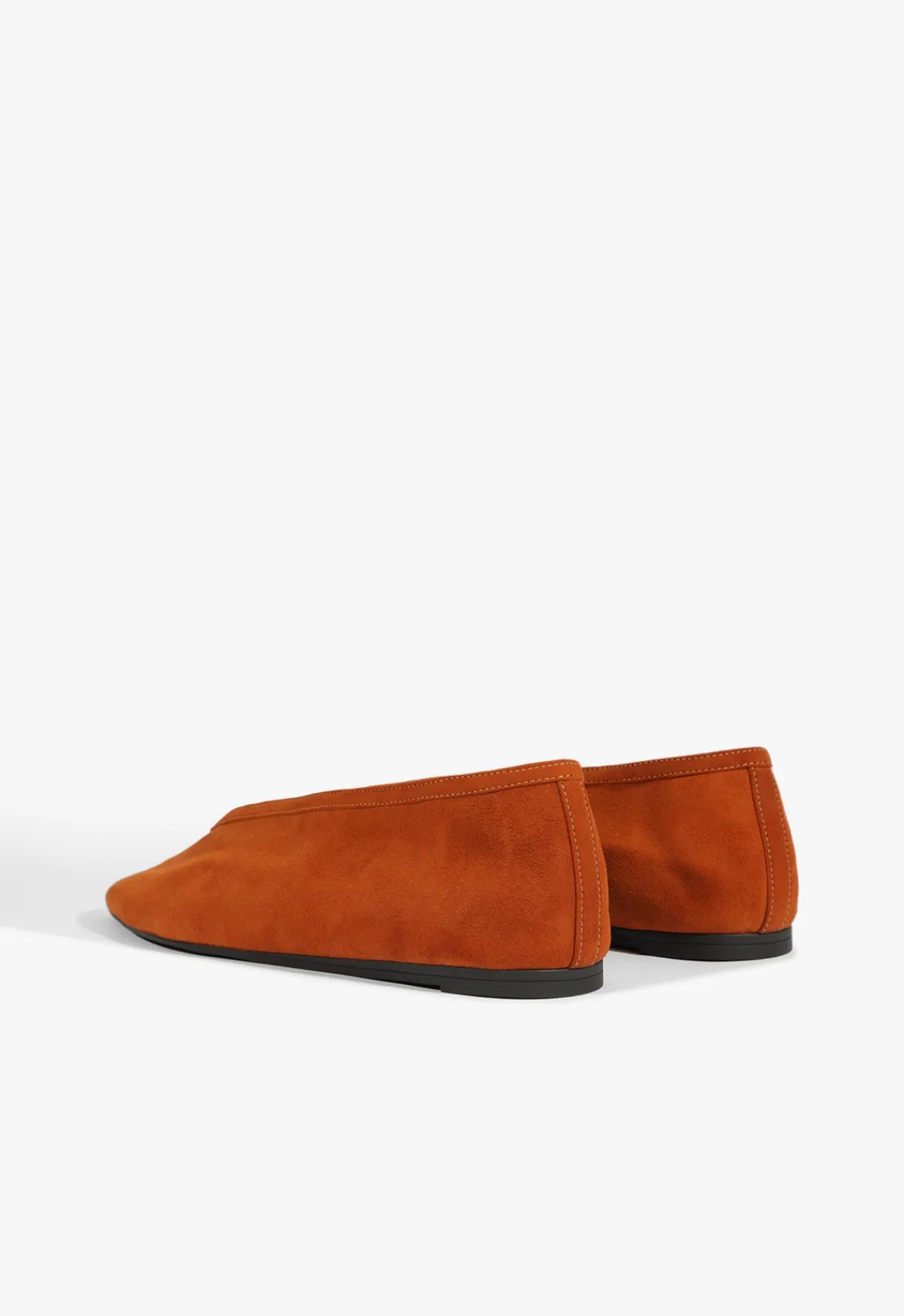 Fashion Schutz Courtney Suede Flat Brown