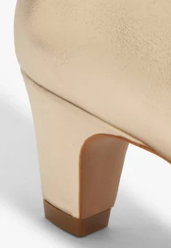 Clearance Schutz Dellia Up Metallic Boot Gold