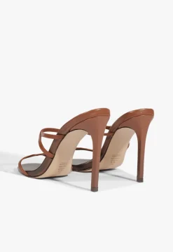 Discount Schutz Diana Leather Sandal Sauvage