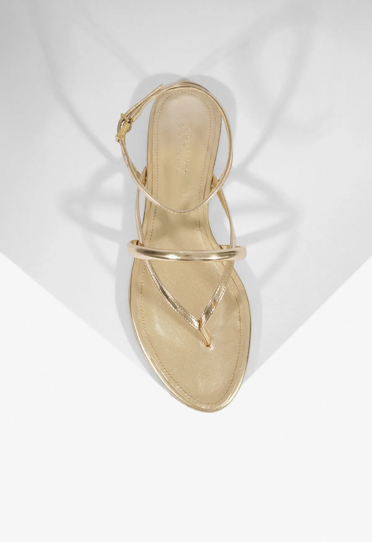 New Schutz Diana Sandal Gold