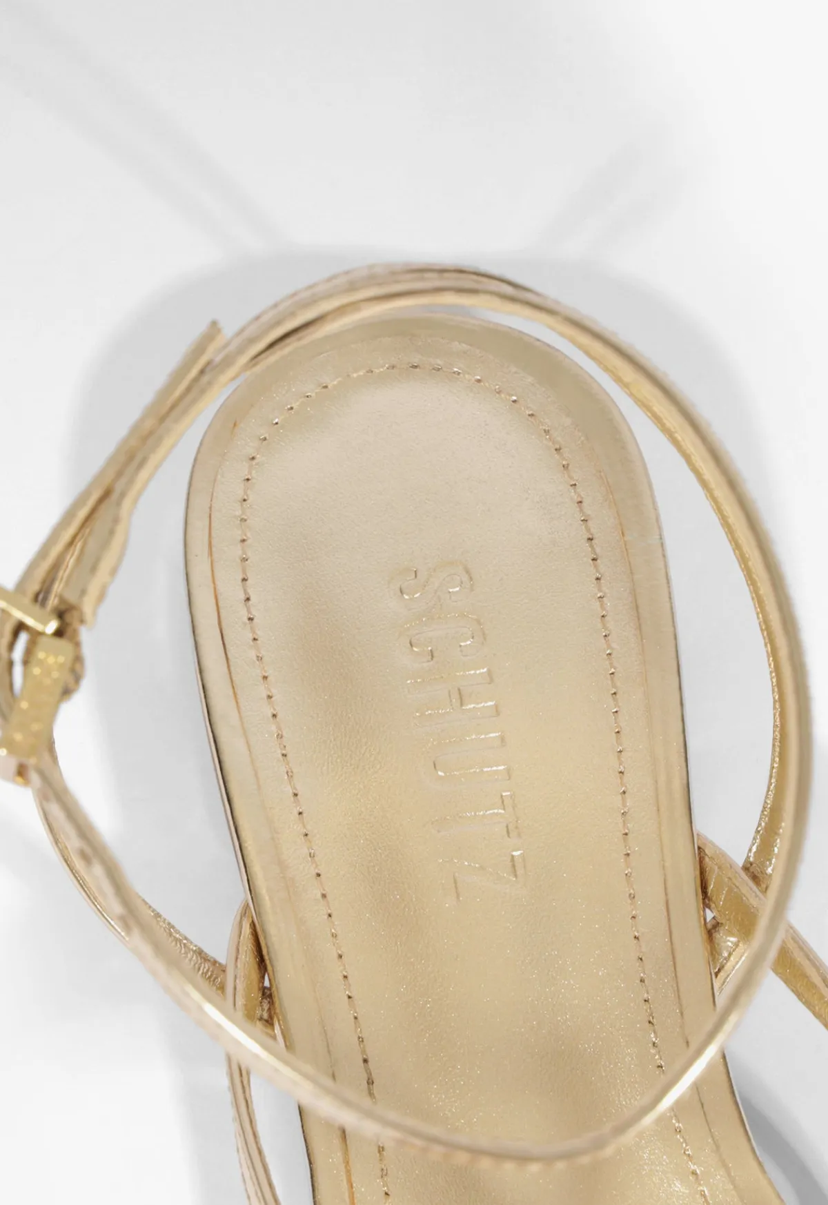New Schutz Diana Sandal Gold