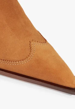 Online Schutz Dolly Suede Bootie Cuoio Brown