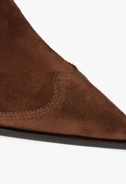 Online Schutz Dolly Suede Bootie Chestnut Brown