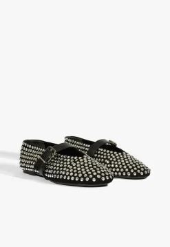 Best Schutz Eiza Glam Suede Flat Black