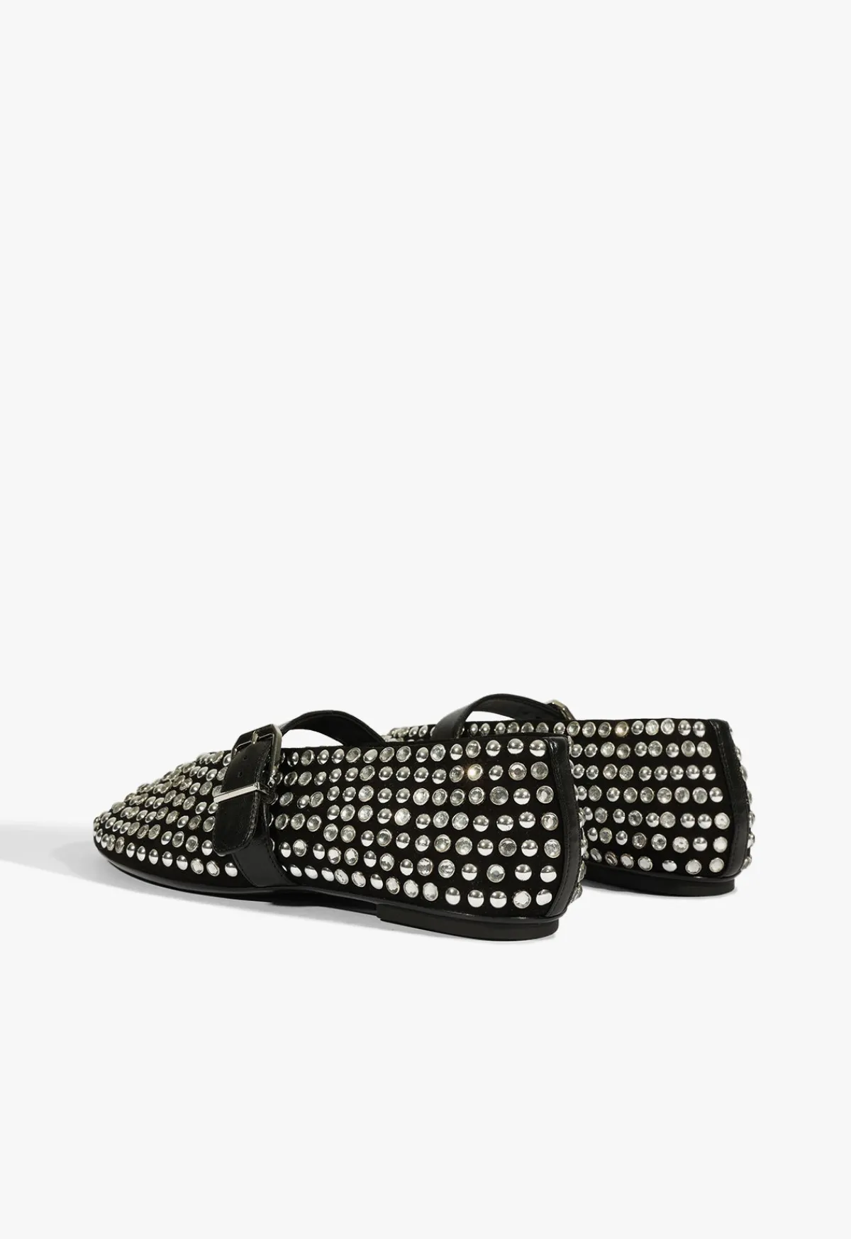 Best Schutz Eiza Glam Suede Flat Black
