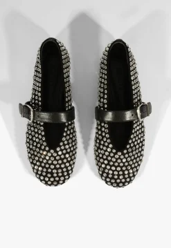 Best Schutz Eiza Glam Suede Flat Black