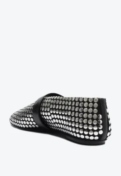 Best Schutz Eiza Studs Ballet Flat Black