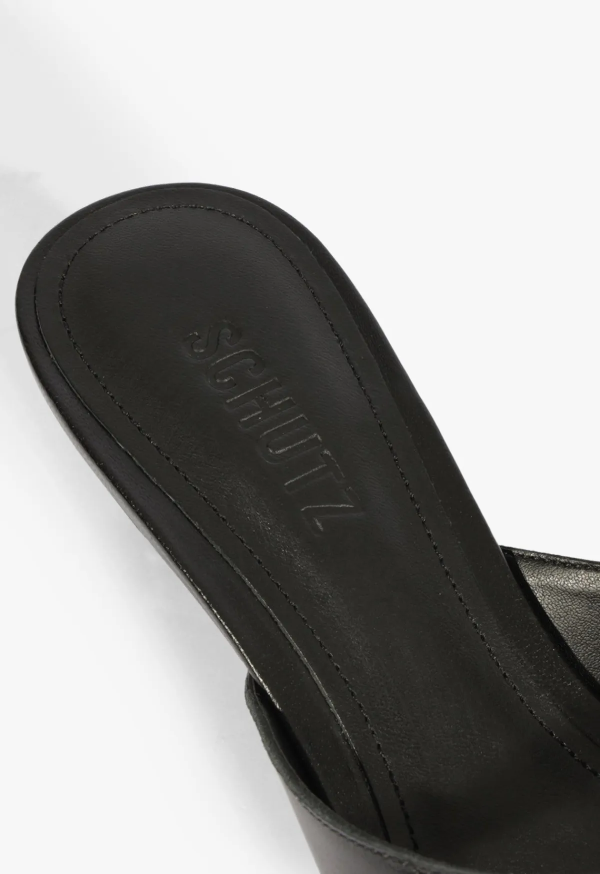 Fashion Schutz Elliote Leather Sandal Black