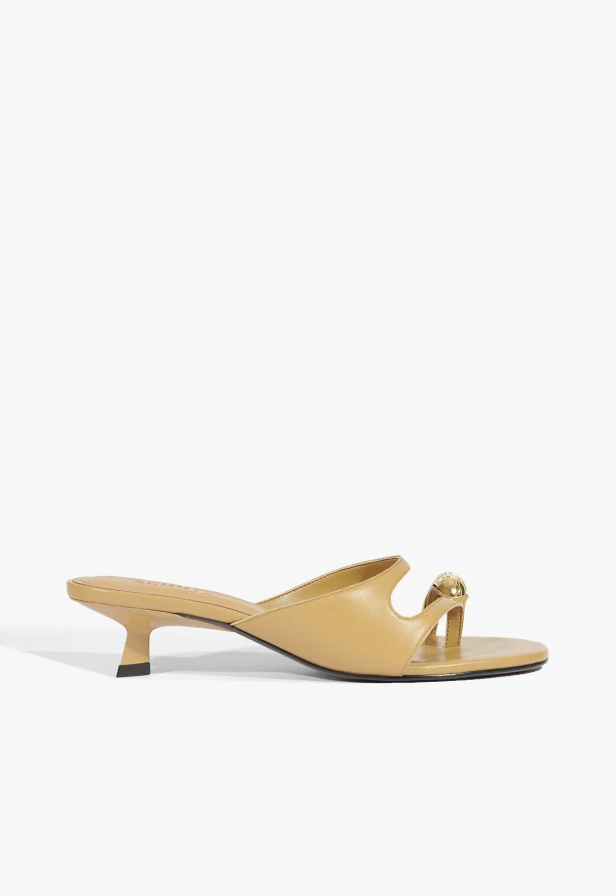 Discount Schutz Elliote Leather Sandal Fig