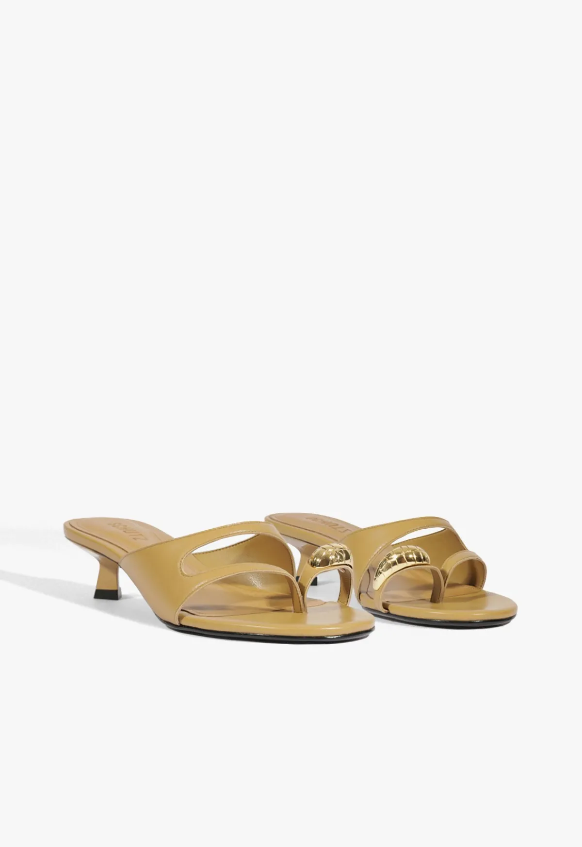Discount Schutz Elliote Leather Sandal Fig