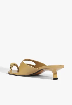 Discount Schutz Elliote Leather Sandal Fig