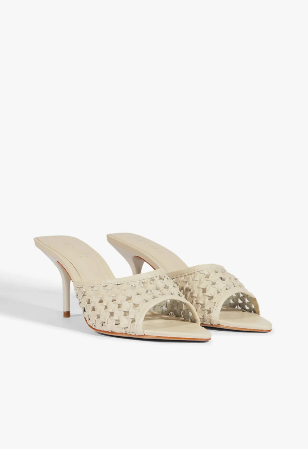 Fashion Schutz Elodie Braided Sandal Off White