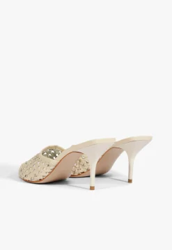 Fashion Schutz Elodie Braided Sandal Off White
