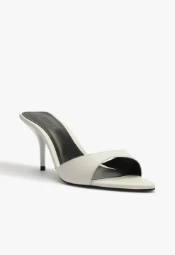Discount Schutz Elodie Leather Sandal White