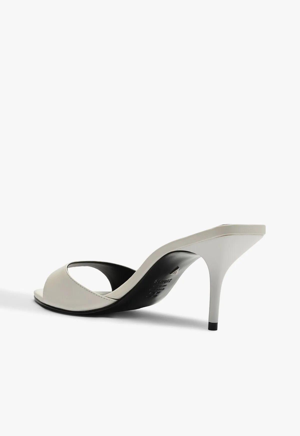 Discount Schutz Elodie Leather Sandal White